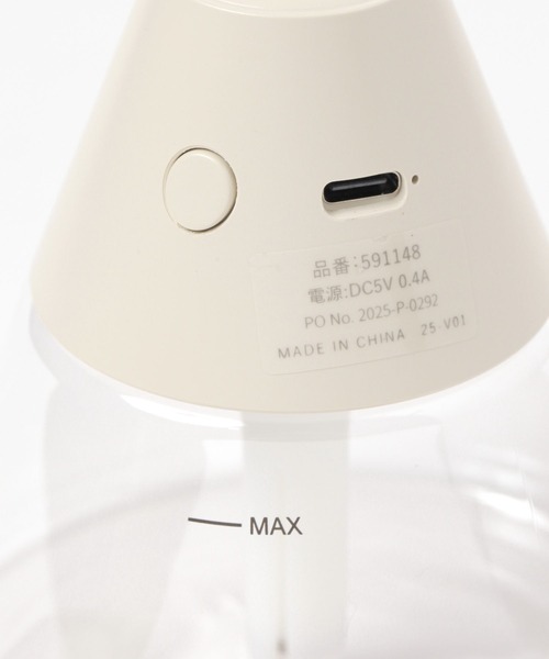 LAKOLE（ラコレ）の「ミニUSB加湿器 / 591148（生活家電・レディース・チャコール/アイボリー・FREE）」の9枚目の写真