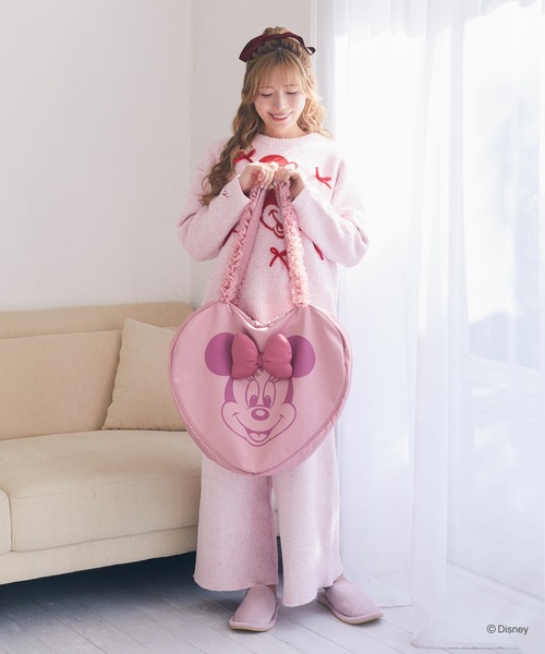 ミッキー/ミニー/ハートキャリーオンバッグ