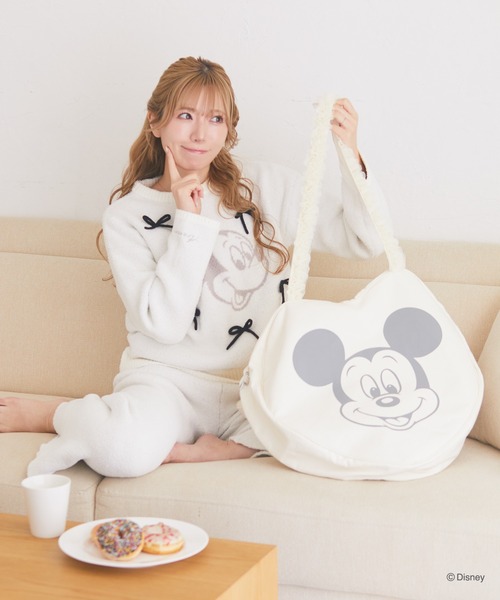 Disney(ディズニー)の「ミッキー/ミニー/ハートキャリーオンバッグ(スーツケース/キャリーバッグ・レディース・オフホワイト/ライトピンク・FREE)」の9枚目の写真