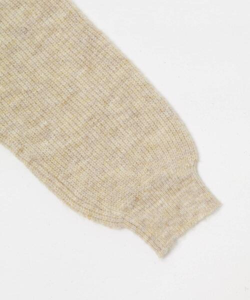 URBAN RESEARCH Sonny Label（アーバンリサーチサニーレーベル）の「『WEB限定』フリルカラーアゼニット（ニット/セーター・レディース・ベージュ/グレー/チャコールグレー・FREE）」の12枚目の写真