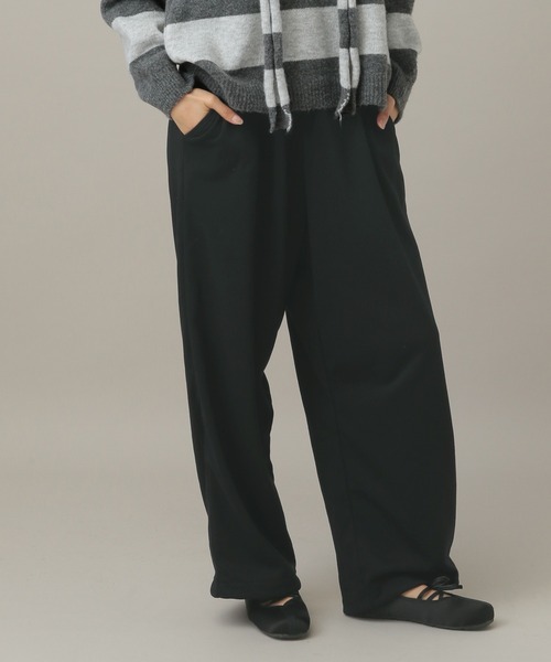 3.3 Field Trip （3.3フィールドトリップ）の「3.3 Field Trip／ラインストーンロゴスウェットパンツ（スウェットパンツ・レディース・グレー/ブラック・FREE）」の17枚目の写真