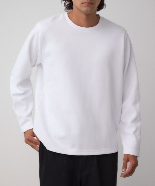 セール】スエードタッチ長袖トップス（Tシャツ/カットソー）｜AZUL BY