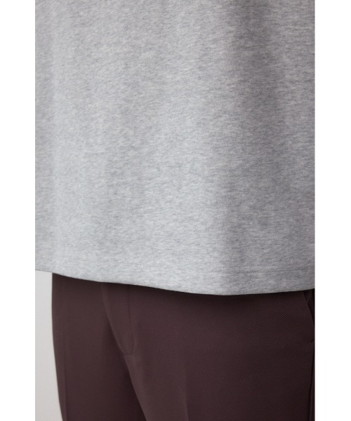 AZUL by moussy(アズールバイマウジー)の「スエードタッチ長袖トップス(Tシャツ/カットソー・メンズ・ホワイト/ブラック/杢グレー・SMALL/MEDIUM/LARGE)」の5枚目の写真