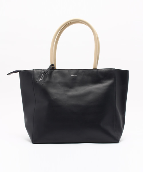 OUTLET（アウトレット）の「【Ciaopanic】KOBELEATHERTOTE（トートバッグ・メンズ・ブラック/ネイビー/ダークブラウン・FREE）」の3枚目の写真