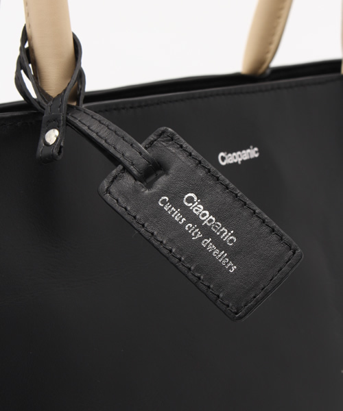 OUTLET（アウトレット）の「【Ciaopanic】KOBELEATHERTOTE（トートバッグ・メンズ・ブラック/ネイビー/ダークブラウン・FREE）」の4枚目の写真