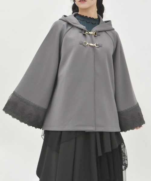 セール】ダンボールニットケープ（カーディガン/ボレロ）｜axes femme