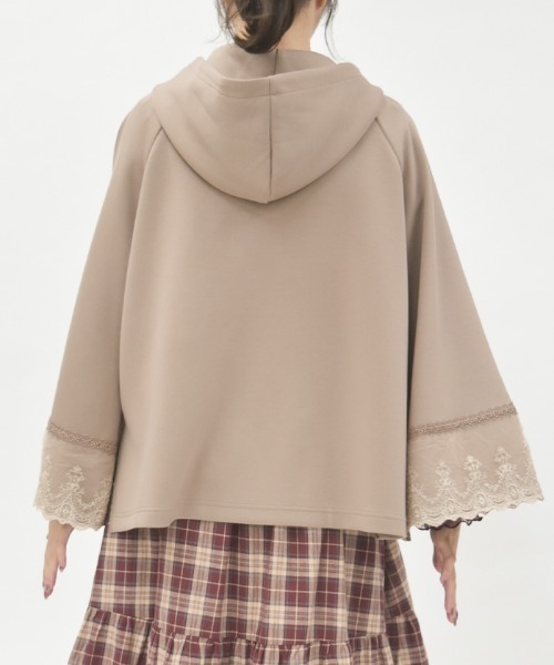 axes femme（アクシーズファム）の「ダンボールニットケープ（カーディガン/ボレロ・レディース・チャコール/ブラウン/グレイッシュベージュ・FREE）」の6枚目の写真