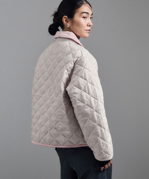 LAVENHAM(ラベンハム)の「【LAVENHAM(ラベンハム)for SALON】 別注TEYNHAM WOMENS(ブルゾン・レディース・ライトグリーン/ピンク系その他2・10/8)」の9枚目の写真