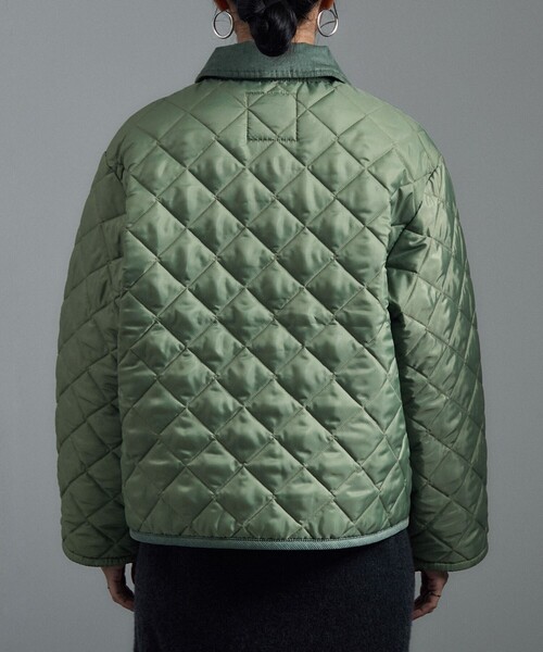 LAVENHAM(ラベンハム)の「【LAVENHAM(ラベンハム)for SALON】 別注TEYNHAM WOMENS(ブルゾン・レディース・ライトグリーン/ピンク系その他2・10/8)」の14枚目の写真