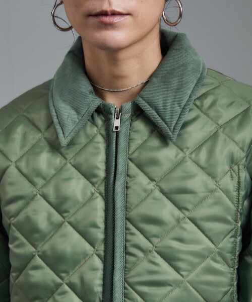 LAVENHAM(ラベンハム)の「【LAVENHAM(ラベンハム)for SALON】 別注TEYNHAM WOMENS(ブルゾン・レディース・ライトグリーン/ピンク系その他2・10/8)」の15枚目の写真