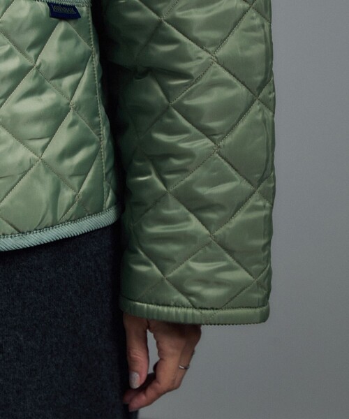 LAVENHAM(ラベンハム)の「【LAVENHAM(ラベンハム)for SALON】 別注TEYNHAM WOMENS(ブルゾン・レディース・ライトグリーン/ピンク系その他2・10/8)」の16枚目の写真