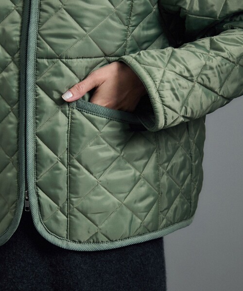 LAVENHAM(ラベンハム)の「【LAVENHAM(ラベンハム)for SALON】 別注TEYNHAM WOMENS(ブルゾン・レディース・ライトグリーン/ピンク系その他2・10/8)」の17枚目の写真