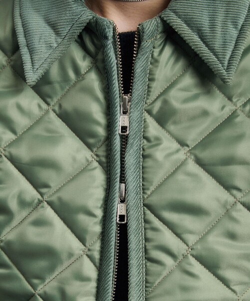 LAVENHAM(ラベンハム)の「【LAVENHAM(ラベンハム)for SALON】 別注TEYNHAM WOMENS(ブルゾン・レディース・ライトグリーン/ピンク系その他2・10/8)」の19枚目の写真