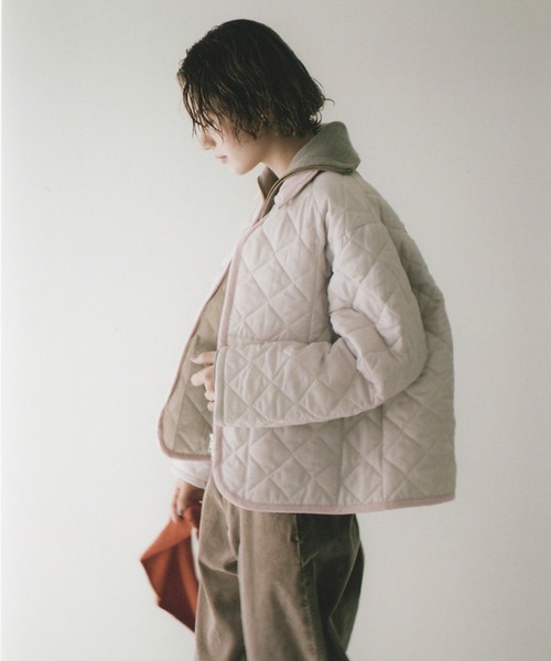 ラベンハム LAVENHAM ジャケット ブルゾン サイズ36USA パープル×ダークブラウン メンズ キルティング/春・秋物 身長・体型別で選ぶラベンハムサイズガイド for WOMEN ｜2020年度最新