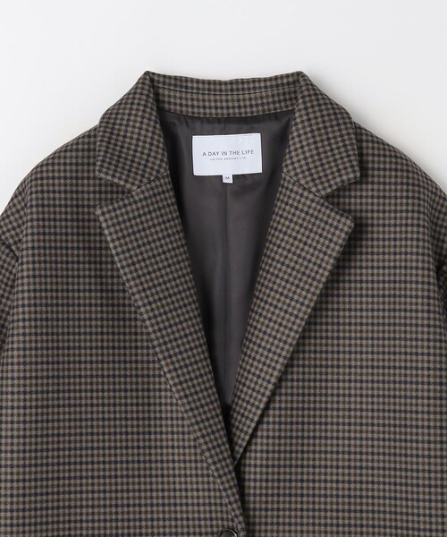 A DAY IN THE LIFE UNITED ARROWS(アデイインザライフユナイテッドアローズ)の「ニットメルトン チェスターコート <A DAY IN THE LIFE>(その他アウター・レディース・その他9・M/S)」の3枚目の写真