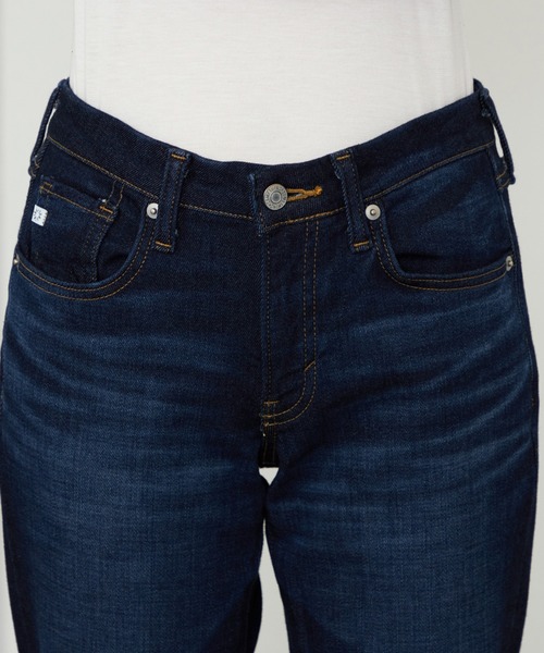 SOMETHING（サムシング）の「SOMETHING BODYFIRE ストレートデニムパンツ【暖】（デニムパンツ・レディース・ダークインディゴブルー/ブラック系その他・29/31/30/28/26/27）」の10枚目の写真
