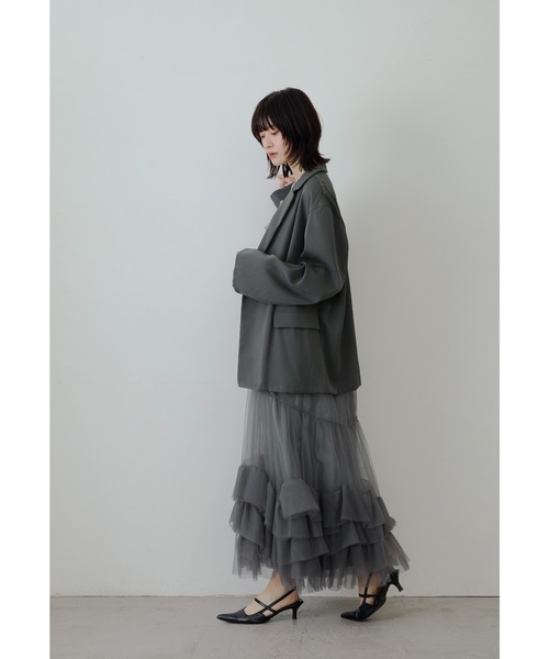 ジャケットセットチュールキャミドレス 2点セット 結婚式 成人式