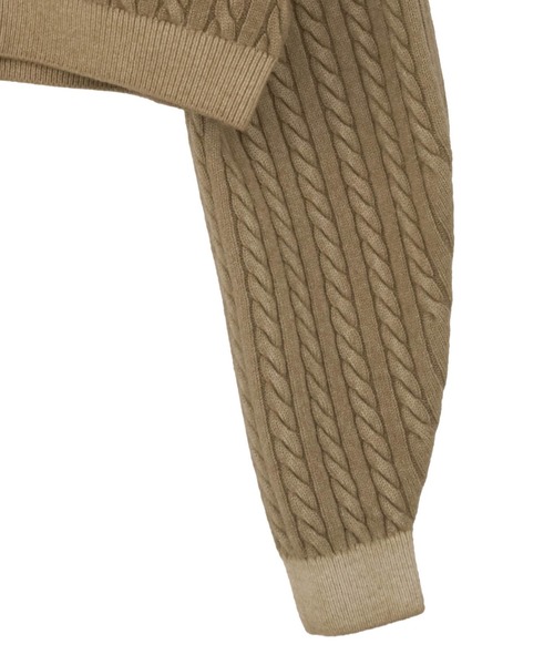 CURRENTAGE(カレンテージ)の「【CURRENTAGE/カレンテージ】Cable short knit(カーディガン/ボレロ・レディース・レッド/キャメル/ブルー/グレー・FREE)」の21枚目の写真