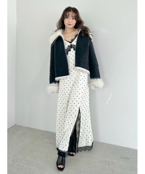 セール】ボンディングリバーシブルショートジャケット（ブルゾン