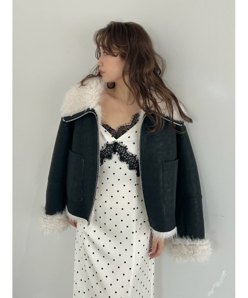 ボンディングリバーシブルショートジャケット（ブルゾン）｜FRAY I.D