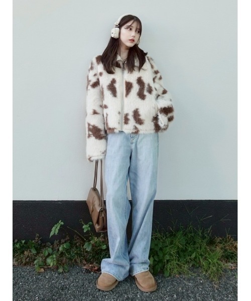 セール】ボンディングリバーシブルショートジャケット（ブルゾン