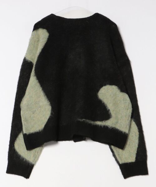 Knuth Marf(クヌースマーフ)の「Knuth Marf Vnackcardigan(ニット/セーター・レディース・ブラック/ベージュ・FREE)」の3枚目の写真
