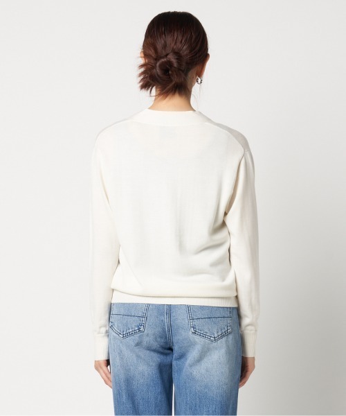 Letroyes(ルトロワ)の「HENRI (V CARDIGAN)(カーディガン/ボレロ・レディース・ネイビー/レッド/アイボリー・1/2)」の14枚目の写真