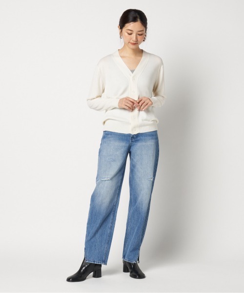 Letroyes(ルトロワ)の「HENRI (V CARDIGAN)(カーディガン/ボレロ・レディース・ネイビー/レッド/アイボリー・1/2)」の15枚目の写真