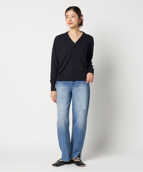 Letroyes(ルトロワ)の「HENRI (V CARDIGAN)(カーディガン/ボレロ・レディース・ネイビー/レッド/アイボリー・1/2)」の16枚目の写真