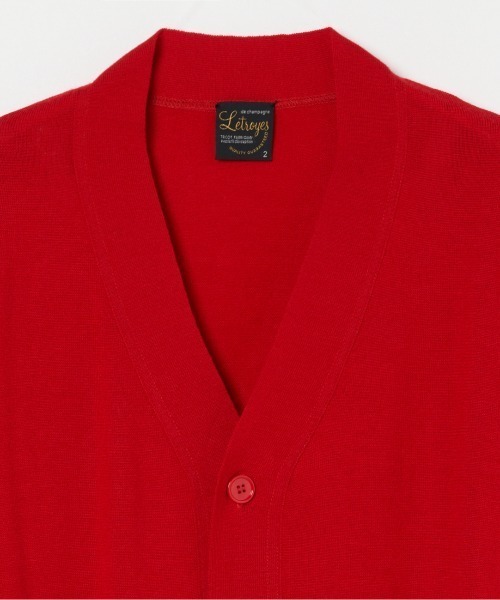 Letroyes(ルトロワ)の「HENRI (V CARDIGAN)(カーディガン/ボレロ・レディース・ネイビー/レッド/アイボリー・1/2)」の5枚目の写真