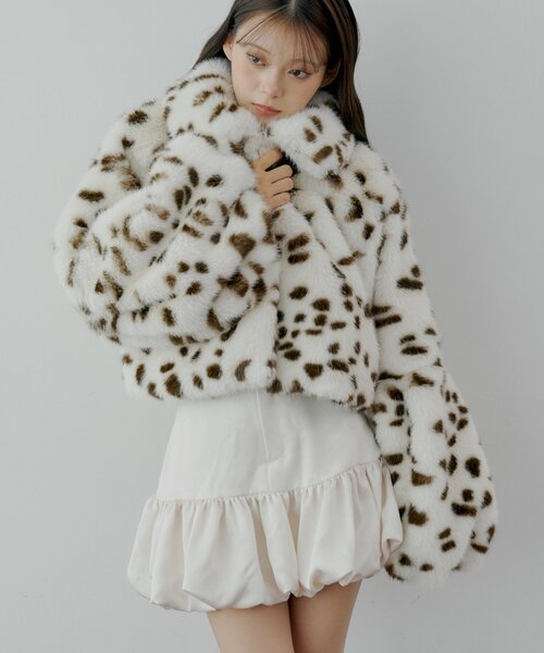 Chico 裾 フリル バルーンスカート ホワイト 白 チコ セール】裾フリルバルーンスカート（スカート）｜Chico（チコ）の