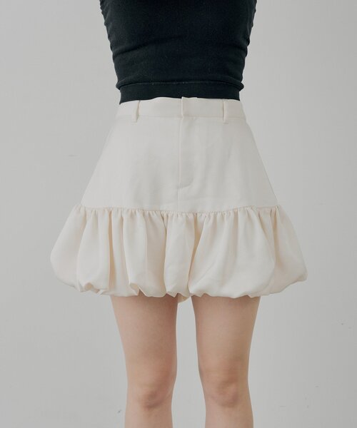 Chico（チコ）の「裾フリルバルーンスカート（スカート・レディース・ブラック/ブラウン/アイボリー・FREE）」の16枚目の写真