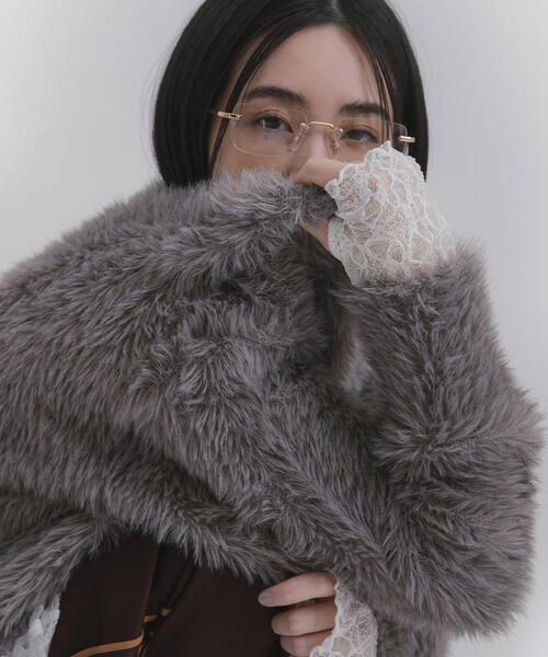 SENSE OF PLACE by URBAN RESEARCH(センスオブプレイスバイアーバンリサーチ)の「ミックスシャギーセーター(ニット/セーター・レディース・モカ/ネイビー/ライトブルー/ベージュ・ONE)」の13枚目の写真