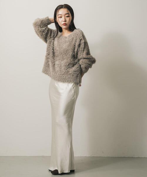 ミックスシャギーセーター（ニット/セーター）｜SENSE OF PLACE by