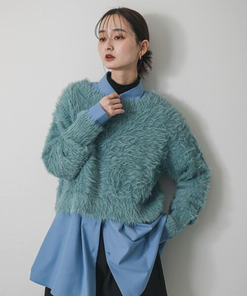 セール】ミックスシャギーセーター（ニット/セーター）｜SENSE OF