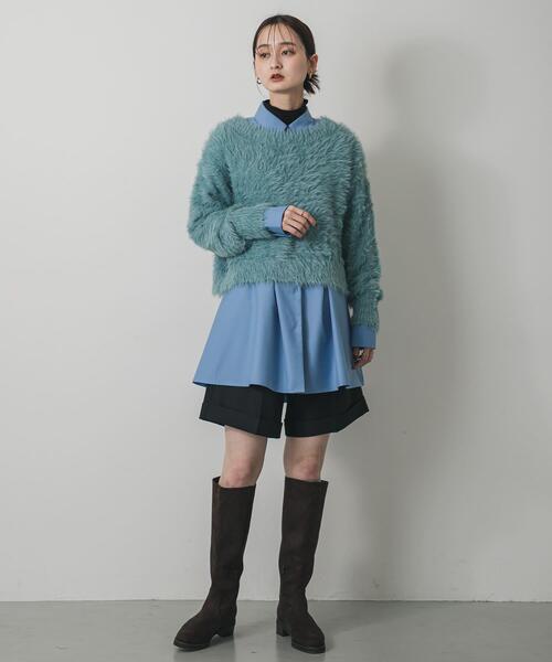 ミックスシャギーセーター（ニット/セーター）｜SENSE OF PLACE by