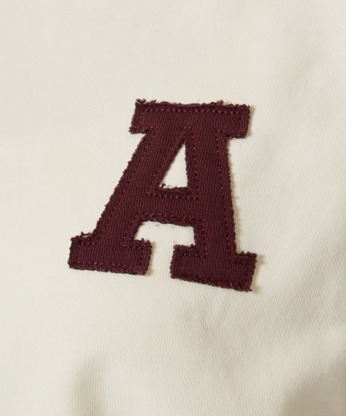 TINA:JOJUN(ティーナジョジュン)の「バイカラー ラグラン スウェット TINA:JOJUN(スウェット・レディース・ネイビー/バーガンディー・M)」の3枚目の写真