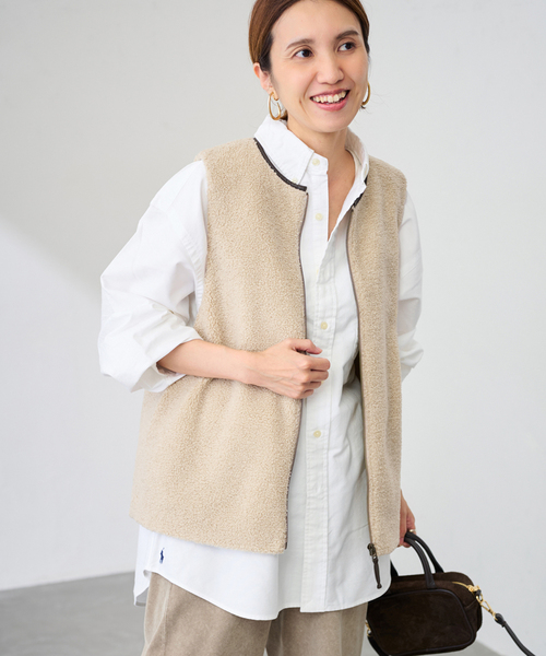 ≪追加 / 手洗い可能≫ボアベスト 4（その他アウター）｜FRAMeWORK