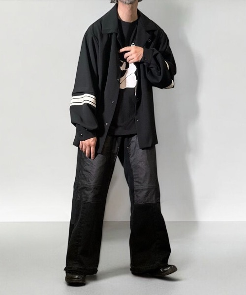 masterkey（マスターキー）の「mp14333-EGHIT-PT ブーツカットデニムパンツ(MK26S-P-11)（デニムパンツ・メンズ・ブルー/ブラック・2/1）」の3枚目の写真