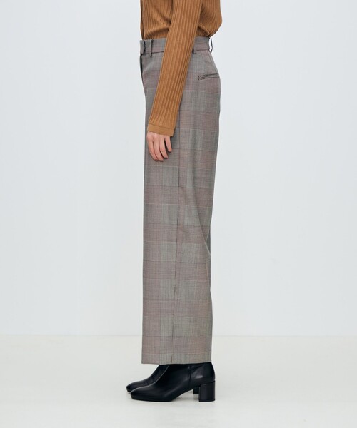 TOMORROWLAND collection（トゥモローランドコレクション）の「マルチグレンチェック ストレートパンツ（その他パンツ・レディース・ブラウン系その他・36/34）」の5枚目の写真