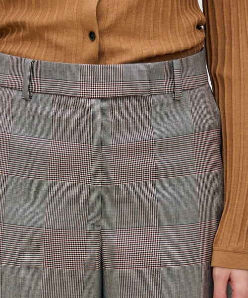 TOMORROWLAND collection（トゥモローランドコレクション）の「マルチグレンチェック ストレートパンツ（その他パンツ・レディース・ブラウン系その他・36/34）」の7枚目の写真