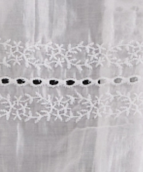 Shelly island（シェリーアイランド）の「総刺繍シアーパンツ（その他パンツ・レディース・ホワイト/ブラック・FREE）」の10枚目の写真