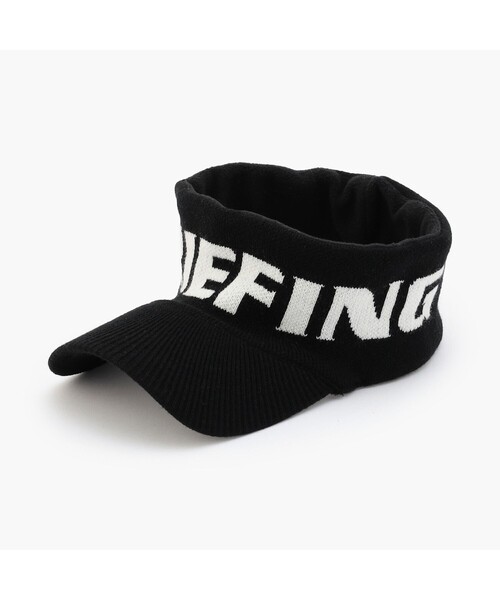 BRIEFING（ブリーフィング）の「【BRIEFING GOLF／ブリーフィングゴルフ】MS KNIT VISOR（サンバイザー・メンズ・アイボリー/ブラック/グレー/ネイビー・FREE）」の2枚目の写真