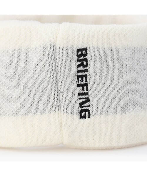 BRIEFING（ブリーフィング）の「【BRIEFING GOLF／ブリーフィングゴルフ】MS KNIT VISOR（サンバイザー・メンズ・アイボリー/ブラック/グレー/ネイビー・FREE）」の11枚目の写真