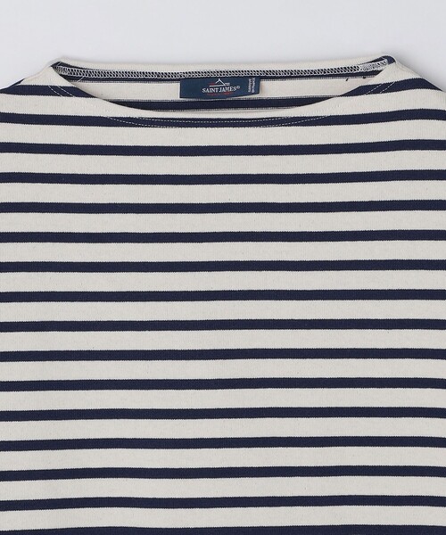 SAINT JAMES(セントジェームス)の「SAINT JAMES: OUESSANT LOOSE(Tシャツ/カットソー・メンズ・レッド/ナチュラル・6/5)」の3枚目の写真