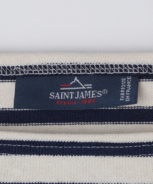 SAINT JAMES(セントジェームス)の「SAINT JAMES: OUESSANT LOOSE(Tシャツ/カットソー・メンズ・レッド/ナチュラル・6/5)」の5枚目の写真
