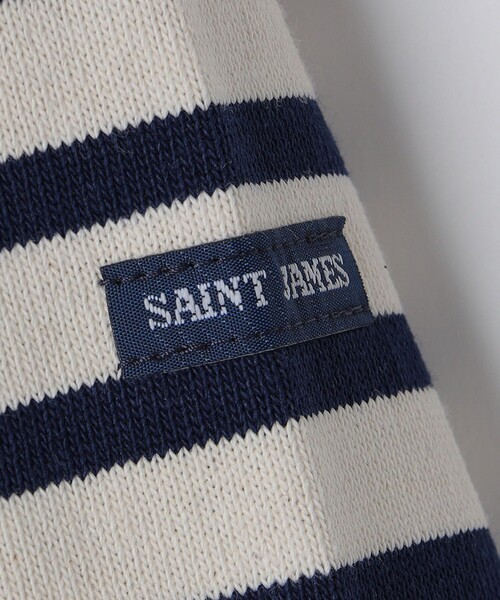 SAINT JAMES(セントジェームス)の「SAINT JAMES: OUESSANT LOOSE(Tシャツ/カットソー・メンズ・レッド/ナチュラル・6/5)」の6枚目の写真
