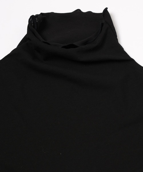 RYU(リュー)の「high twist jersey t-neck top(Tシャツ/カットソー・メンズ・ミント/ブラック・1/2)」の7枚目の写真