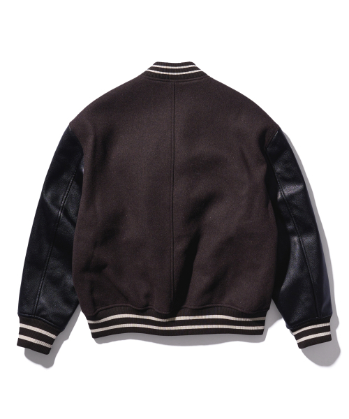 AECA(エイカ)の「DOUBLE A WOOL VARSITY JACKET-BROWN(スタジャン・レディース・その他・MEDIUM/LARGE/SMALL)」の12枚目の写真