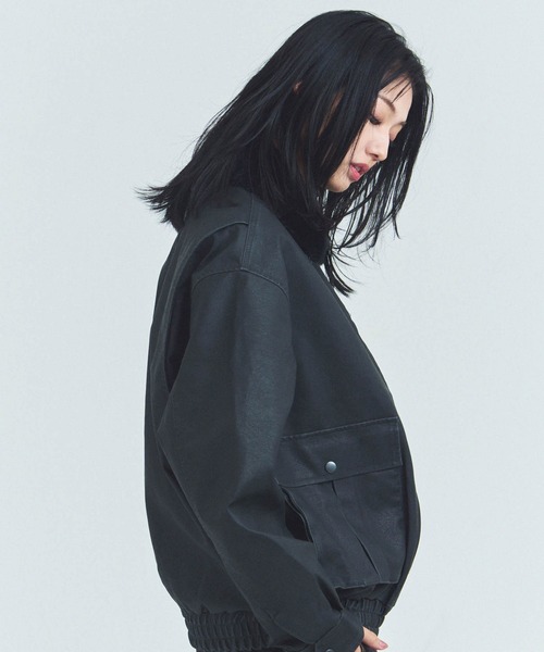 JACKROSE(ジャックローズ)の「JE-ビンテージPU 衿ファー脱着フライトブルゾン(ブルゾン・メンズ・ブラック/ブラウン・M/L)」の6枚目の写真